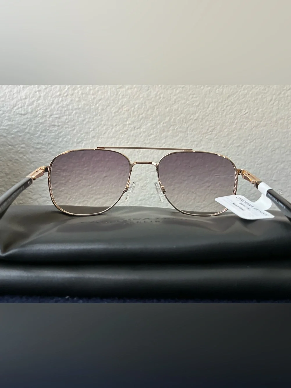 Carolina Lemke Carlos Black Gold 53-19/140 + Premium Luxury Case